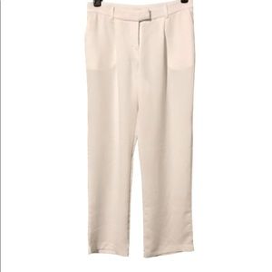 Ivory Trousers Sophie Rue (Nordstrom) Textured White Trousers